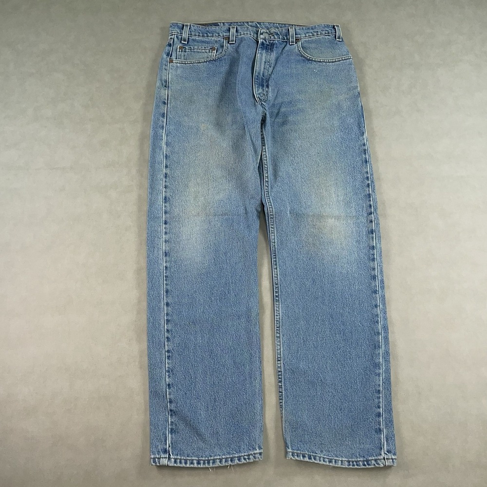 Vintage Levis 505‎ Jeans Mens 36x30 Medium Wash Faded 90s (Fits 34x30)